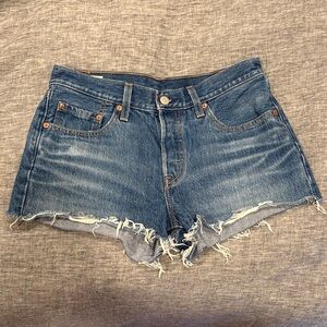 Levis 501 Denim Women 27 Shorts